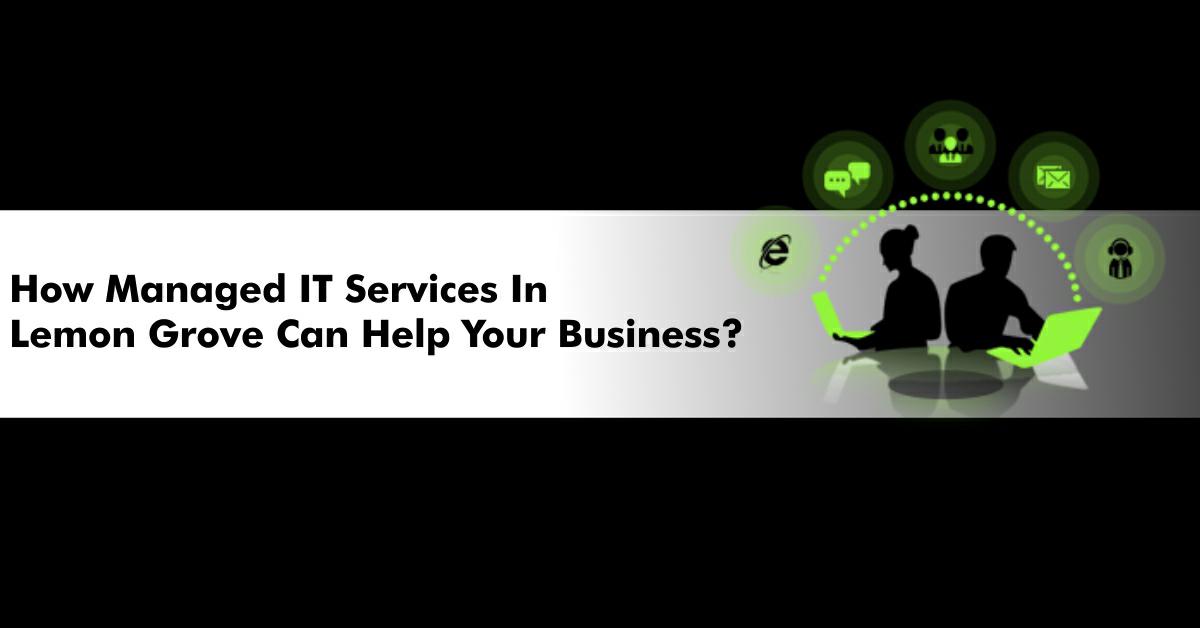 How Managed IT Services In Lemon Grove Can Help Your Business?