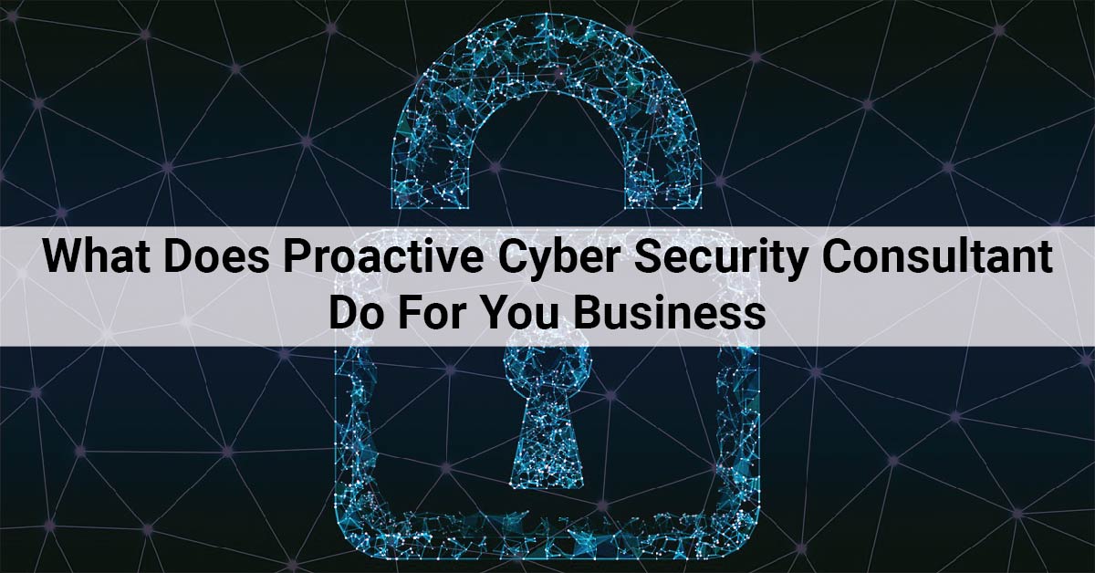 What Does Proactive Cyber Security Consultant Do For You Business